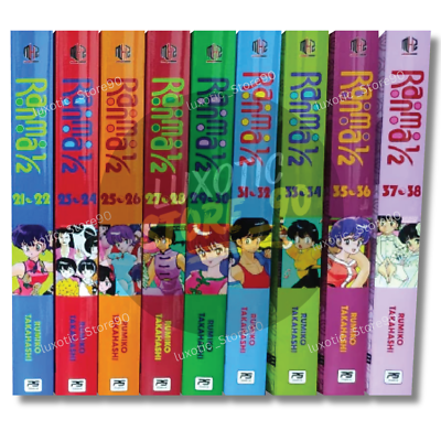 Ranma 1/2 Manga English Volume 21-38 by Rumiko Takahashi Comic