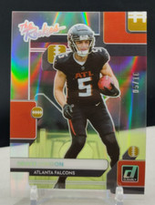 Drake London #5/10 GOLD The Rookies 2022 Panini Clearly Atlanta Falcons Ebay 1/1