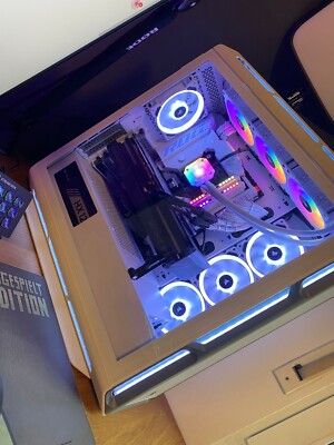 MIFCOM - High-End-Streaming Setup, Corsair, 3090ti, i9, All White, iCUE