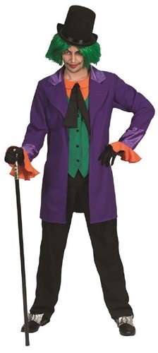 Costume Carnevale Adulto Joker Batman Funny Fashion art.604158-varie taglie  | eBay