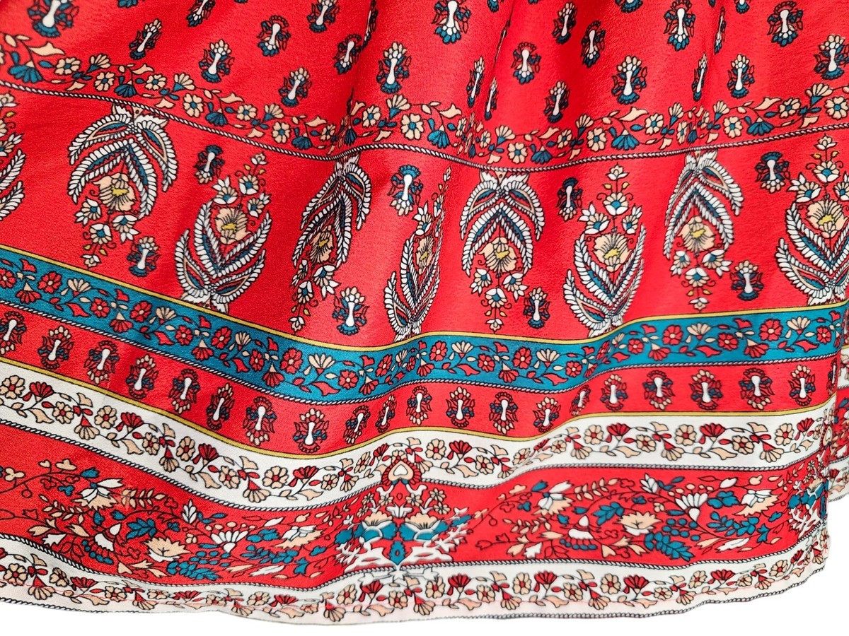 band of gypsies red floral dress Band of Gypsies Red Floral Bustier Dress