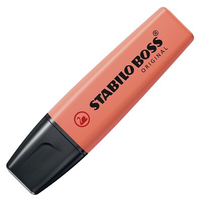 STABILO  70/140 Textmarker STABILO BOSS ORIGINAL Pastel Einzelstift Korallrot