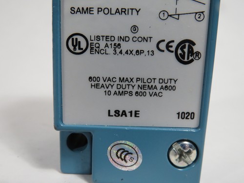 Micro Switch LSA1E Heavy-Duty Limit Switch 600V 10A Side Rotary SHELF WEAR NOP - 第 3/3 張圖片
