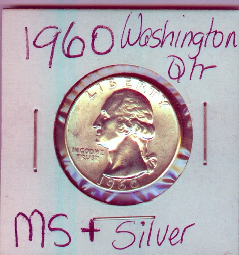 1960-P Silver Washington Quarter MS