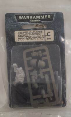 Warhammer 40000 WH 40k - 48-65 Space Marine Assault Sergeant OOP Blister