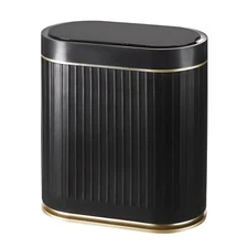 Bathroom Sensor Trash Can with Automatic Lid 2 Gallon Small Sensor Trash Can ...