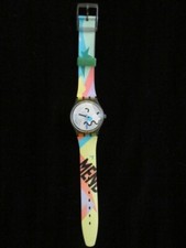 Orologio Swatch 1990 Cosmesis GM103 disegnato da Mendini