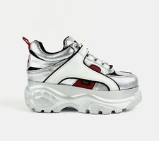 Buffalo REV Vegan Nappa Plateau Damen Sneaker (silber)