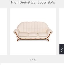 Designer Sofas Nieri echtleder brandneu