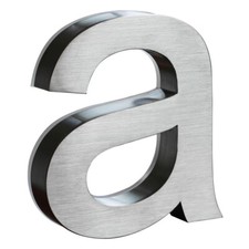 LED a Numéro de Maison en Acier Inoxydable INOX Arial 18 cm V2Aox