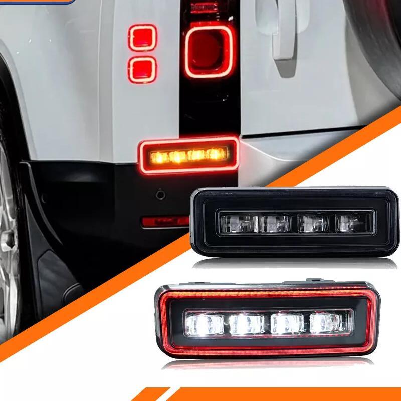 LED Tail Lights For Land Rover Defender 110 90 130 2020-2026 Brake