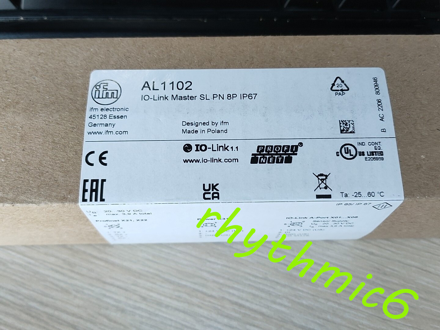 IFM Brand new AL1102 IOLink Master Module Fast delivery FedEx or DHL