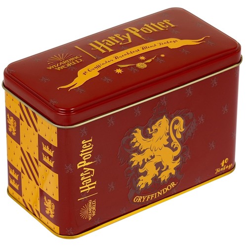 Harry Potter Gryffindor Tin, 40 English Breakfast Blend Tea Bags, NEW, SEALED - Picture 4 of 9