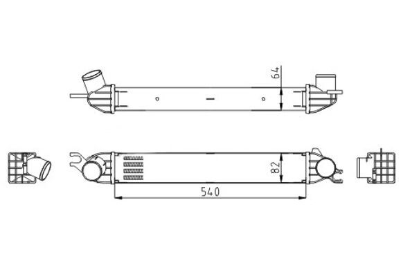 LadeluftküHler FüR Mini Mini (R56,R57,R55,R60,R58,R61,R59)-image