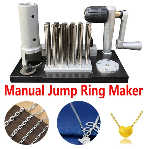 Stainless Manual Jump Ring Maker Machine Jewelry Making Tool round drawing machi - 第 2/6 張圖片