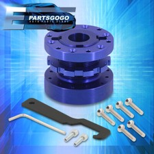 1.7 To 3 6bolt Steering Wheel Hub Adapter Spacer Extender Extension Kit Blue 1.7 To 3 6bolt Steering Wheel Hub Adapter Spacer Extender Extension Kit Blue