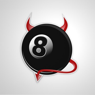 Eightball Sticker 8 Ball Sticker Custom Sticker NEU