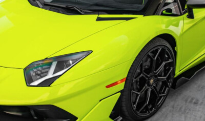 BASF Touch Up Paint Bottle for Lamborghini Verde Scandal 154513 Lambo