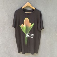 Reprint Nine Inch Nails band 90s Retro style Black T shirt vtg NH20704