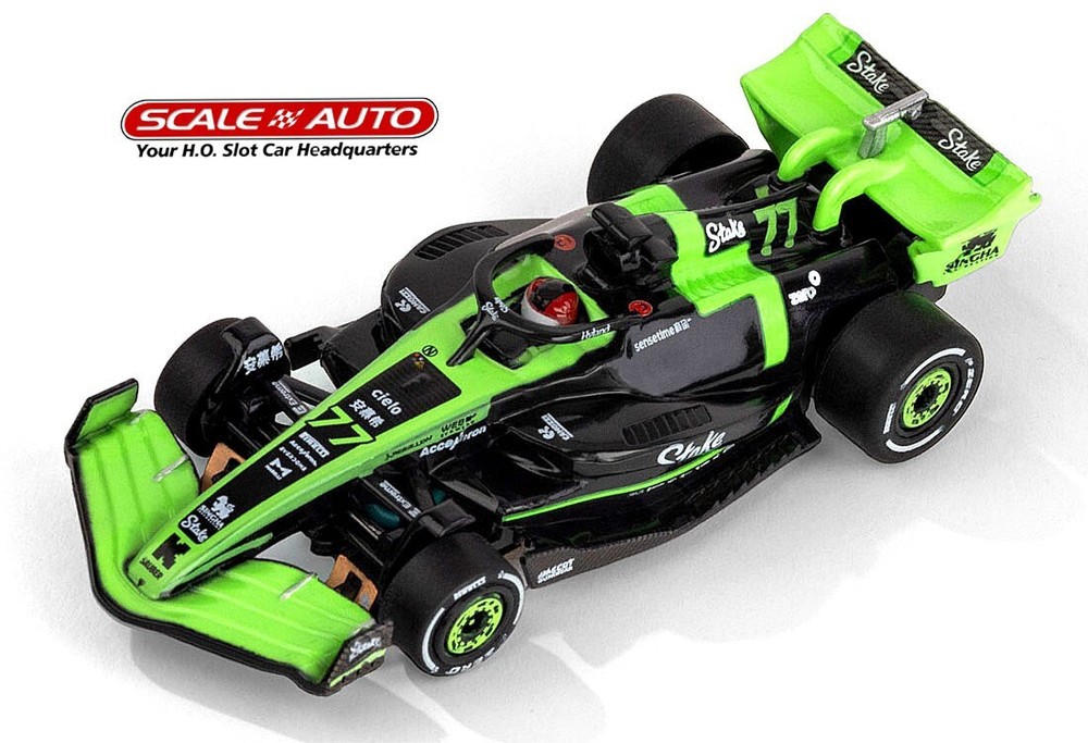 AFX Mega G+ Sauber F1 #77 Bottas HO Scale Slot Car 22091 Free Shipping