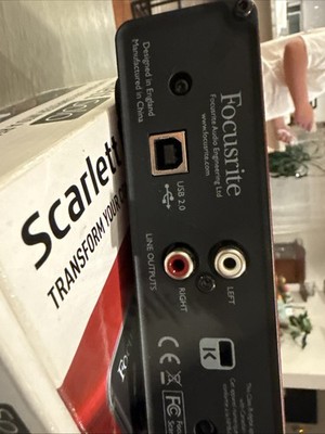 Focusrite Scarlett Solo USB Audio Recording Interface 1st Gen 24