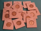 approx. 2.25 troy ounces 17 CANADIAN 80% SILVER QUARTERS 1940s-1966