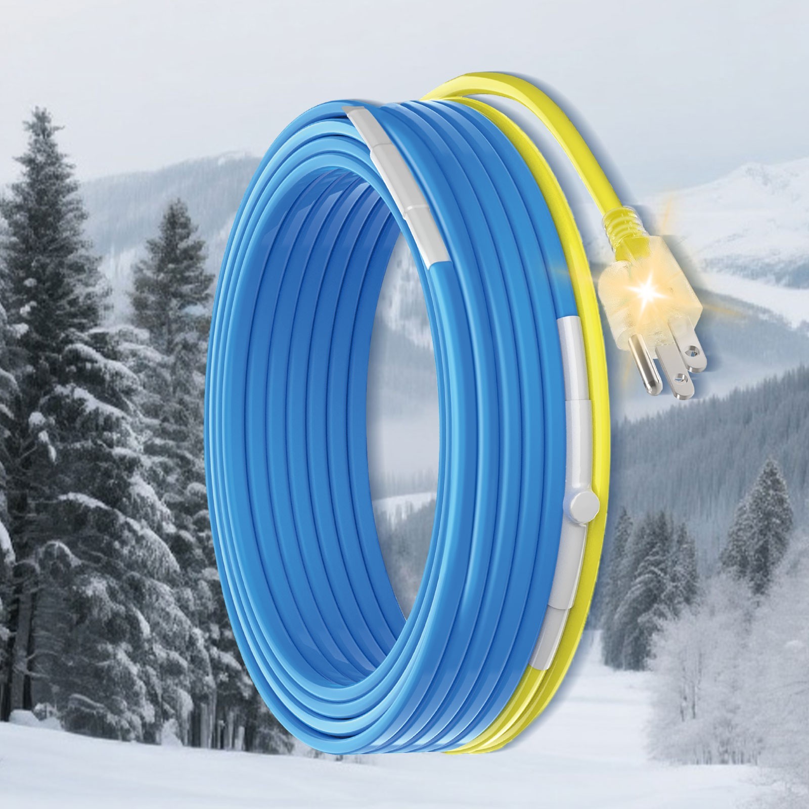 YeloDeer Heating Cable for Water Pipes – Weatherproof Freeze Prevention