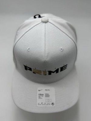 NWT Nike Coach Prime Colorado White Pro Flatbill Adjustable OSFM Hat Cap
