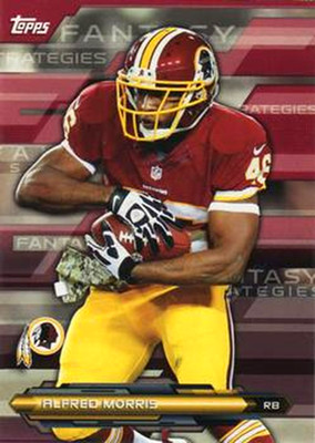 2014 Topps FANTASY STRATEGIES #FFSAM Alfred Morris Washington Redskins