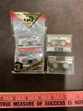 Sony Microcassette MC-60 3MC-60B 60 Minutes Blank Tapes