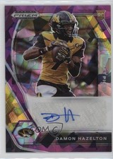 2021 Panini Prizm Draft Picks Purple Ice 96/99 Damon Hazelton Jr Auto 0z0v