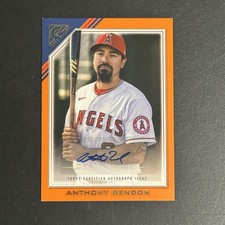 Anthony Rendon #/25 2022 Topps Gallery Veterans Autographs Orange #VA-ARE