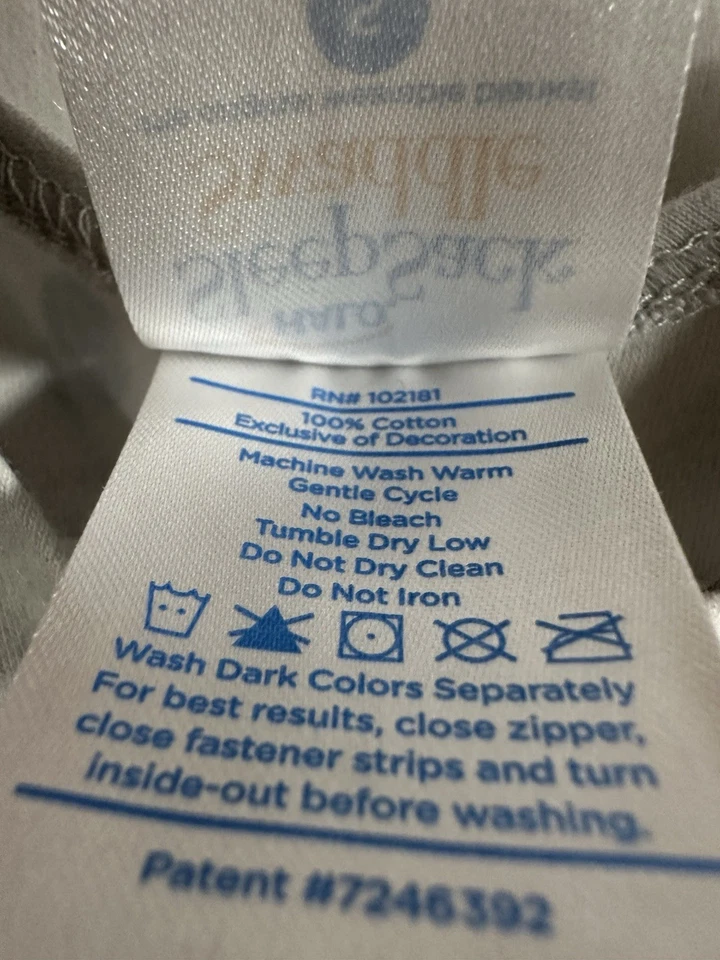 Halo спальный мешок пеленки для маленьких 3-6 месяцев серый зоопарк животных 100% хлопок - Изображение 4 из 4