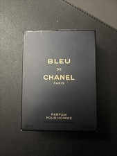 Bleu de CHANEL Parfum Men, 3.4 fl oz  90 PERCENT FULL, 100% Real Authentic