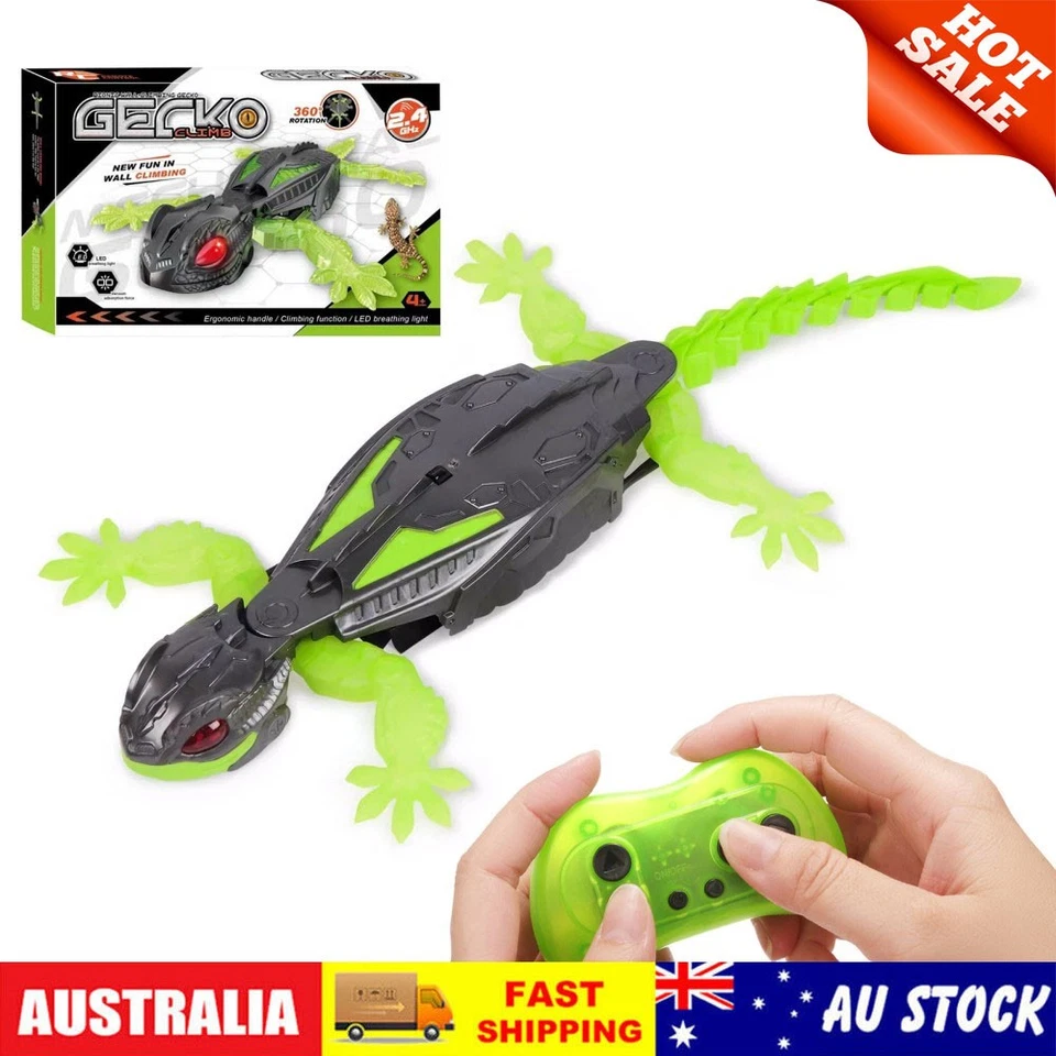 Wall Climbing Gecko Toy Rechargeable RC Robot-Drives on Walls Kids Gift Xmas - image 3 of 4
