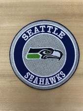 SEATTLE SEAHAWKS EMBROIDERED IRON ON PATCH 3" DIAMETER FREE SHIPPING