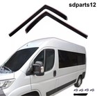 Windabweiser Set Schwarz für Citroën Jumper 2006-2024 Regenabweiser VAN Tuning