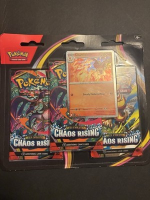 [Charmelon Promo] Chaos Rising 3-Pack Blister | Factory Sealed | Pokemon TCG