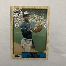 1987 Topps Traded - Fred McGriff Rookie Baseball Card #74T