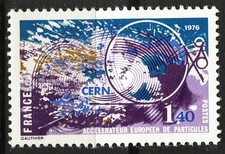 France 1976, European Organisation Nuclear Research (CERN), Geneva MNH Mi 1997