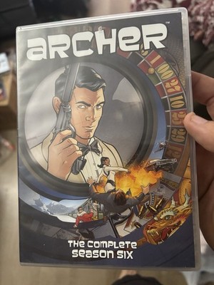 Archer - The Complete Season Six 6 (DVD, 2015, 2-Disc Set) Animated OOP