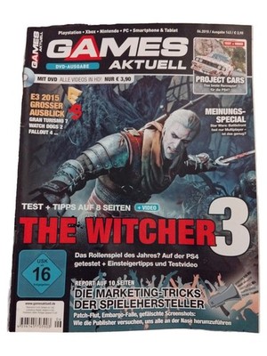 Games Aktuell 143 The Witcher 3 E3 2015 PS4 PC Xbox DVD Magazin