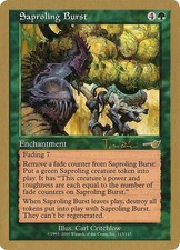 Saproling Burst (GOLD-BORDERED) ~ World Championship [ Excellent ] [ Magic MTG ]