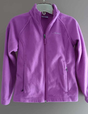 Columbia Girls Full Zip Fleece Size M 10-12  Purple/pink Jacket