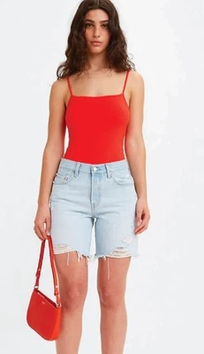 Levi's Damen Jeans Shorts 501 90'S Kurzehose, Hellblau, W26 - Bild 1 von 3