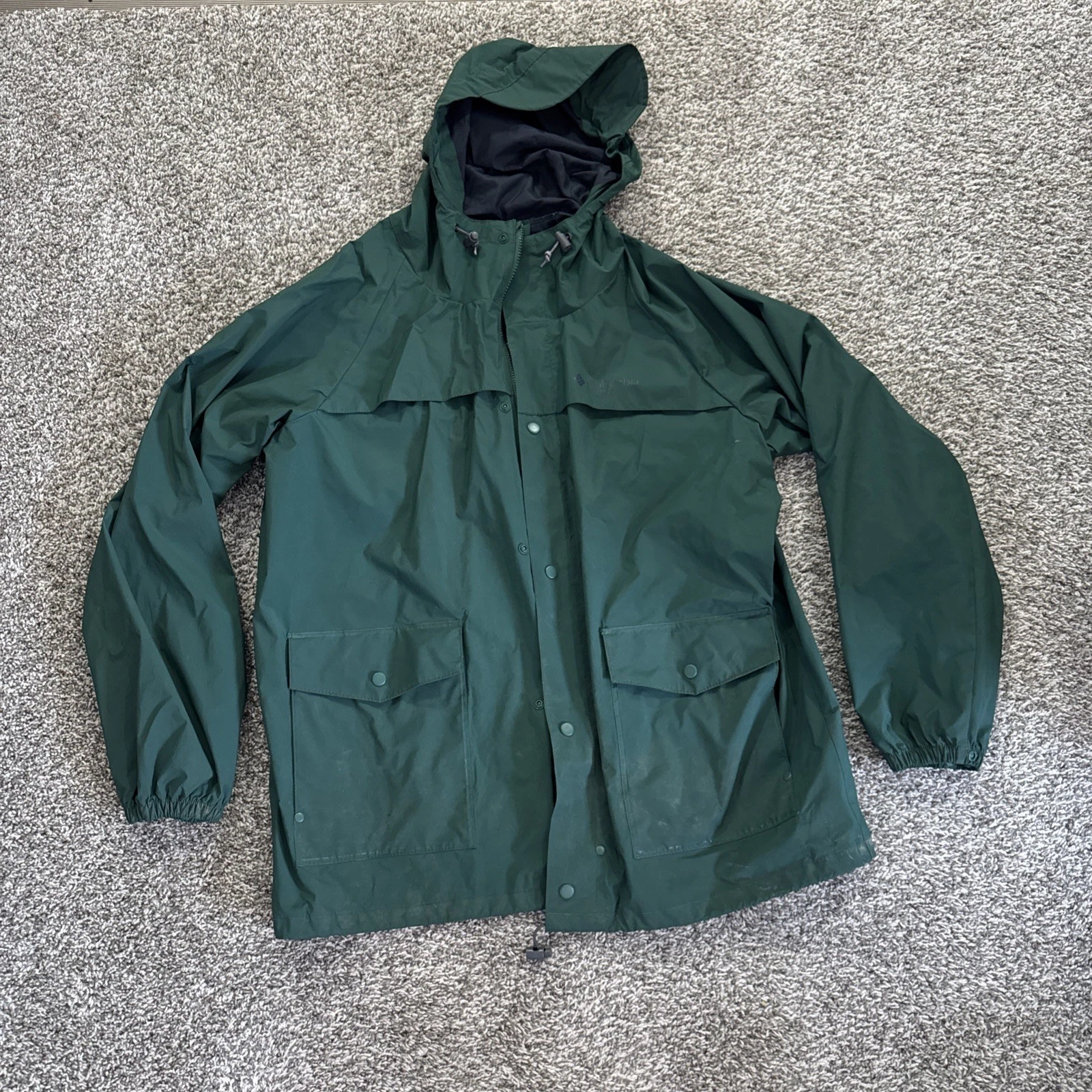 Columbia Rain Suit Mens Small Green Waterproof Jacket & Pants Lightweight 2Pc
Opens in a new window
