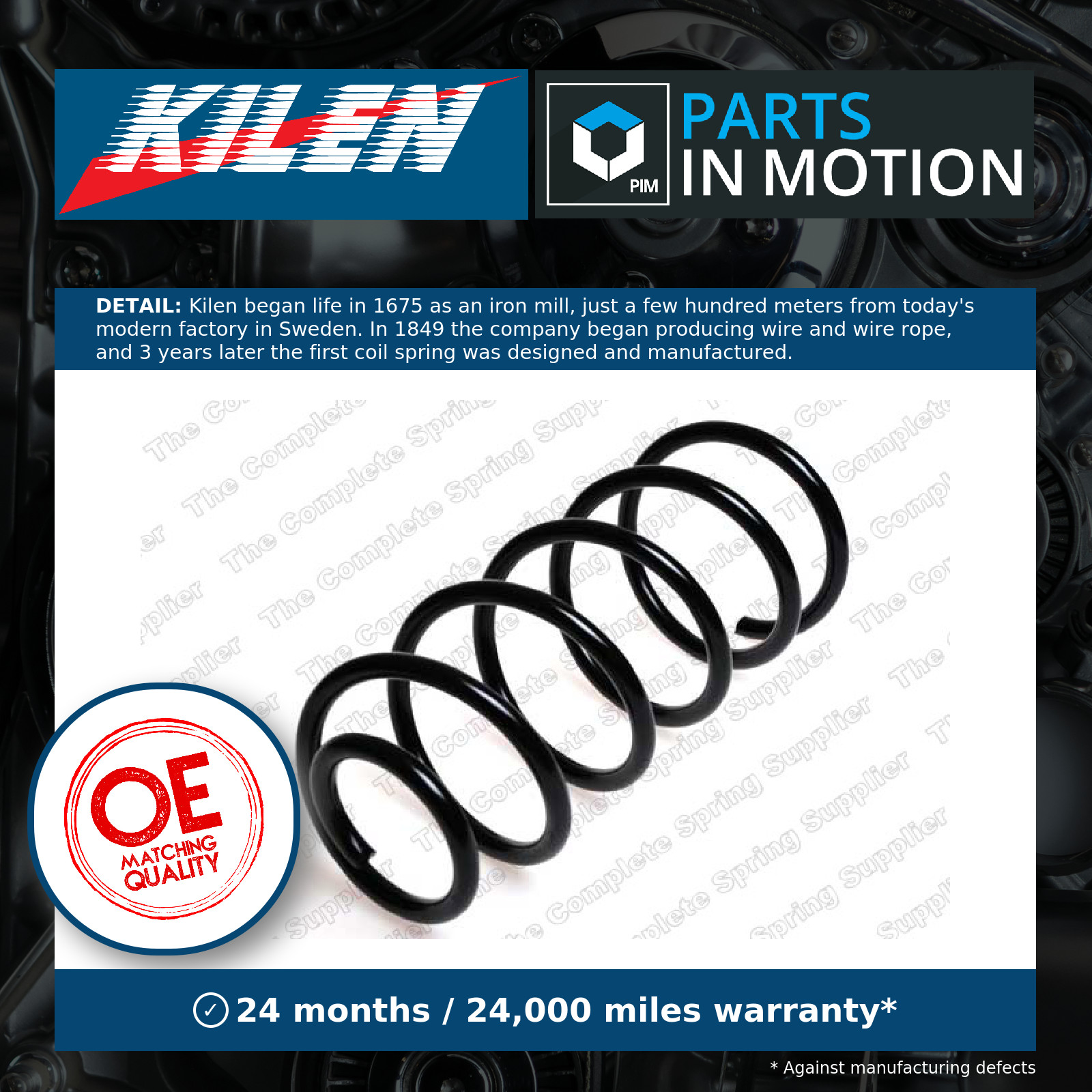 Front LESJÖFORS 4004238 Suspension Spring for AUDI - Image 6
