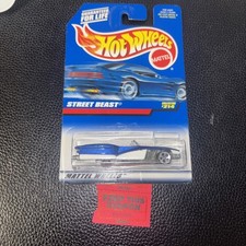 1997 Hot Wheels Mainline/Collector #214 STREET BEAST Blue-White w/Chrome SB Sp