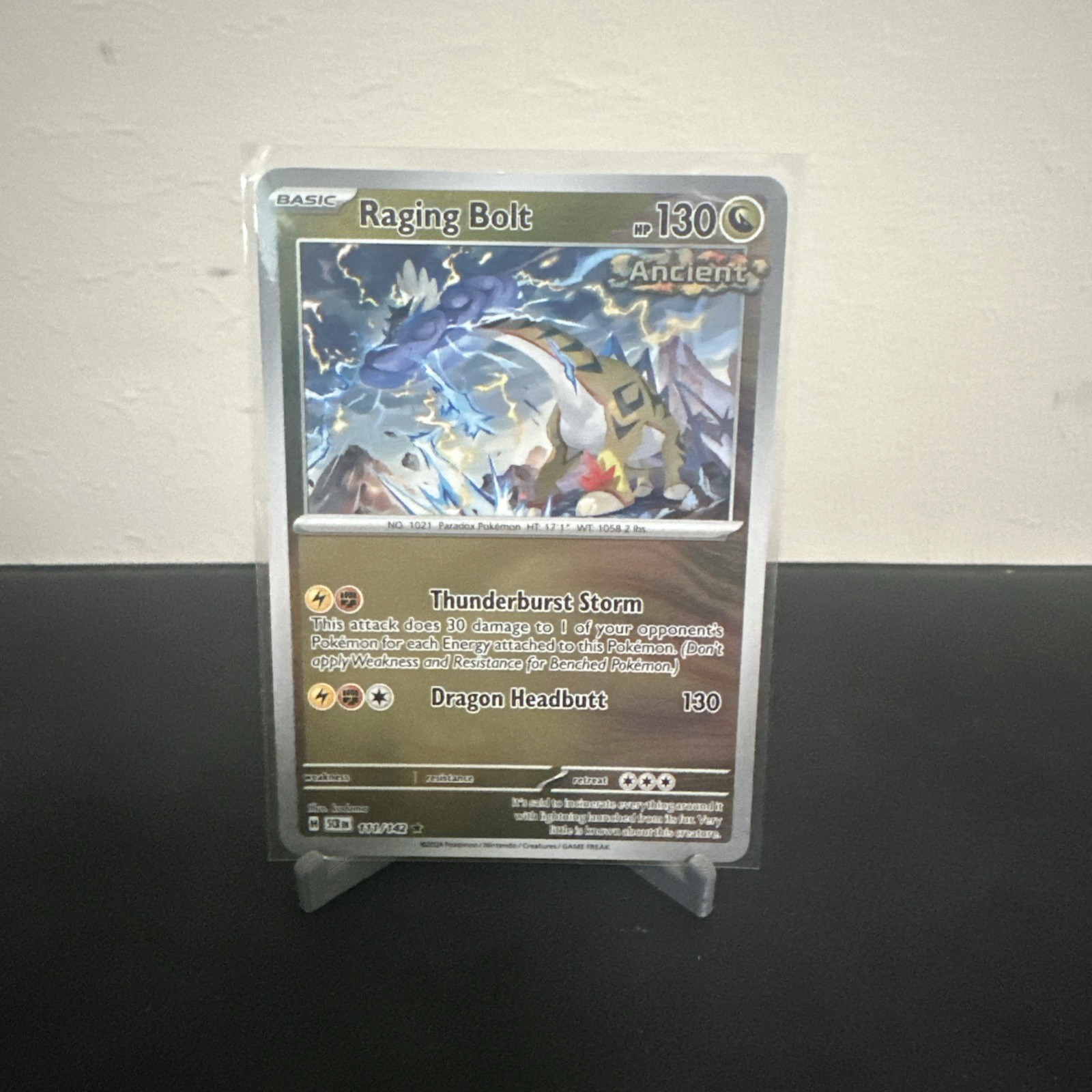 Raging Bolt - SV07: Stellar Crown 111/142 - Pokemon TCG - NM - Holo Rare