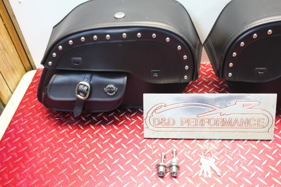 Harley Davidson Sportster Iron 883 2013 viking cuero alforja bolsas montajes SP109 Foto 4 de 4
